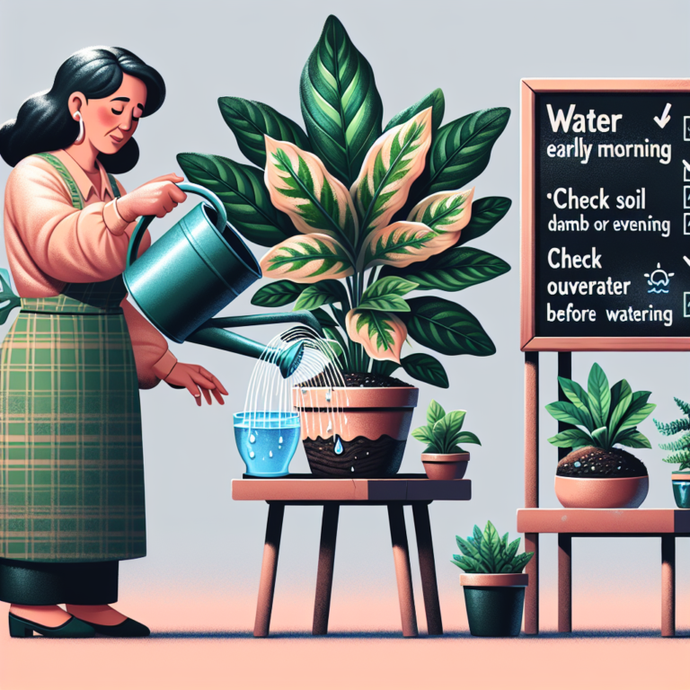 Watering tips for healthy plants