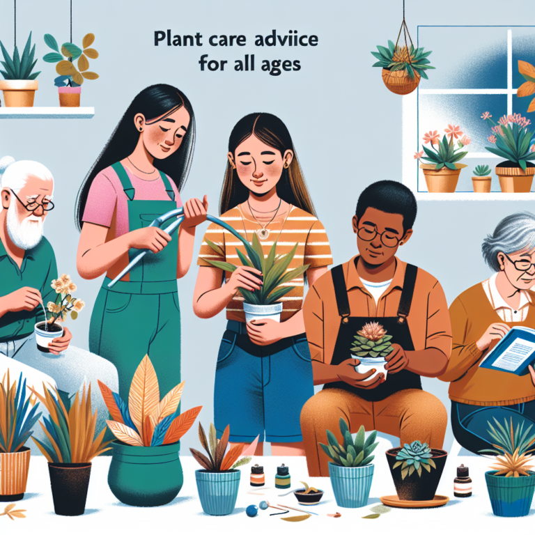 Plant care advice for all ages